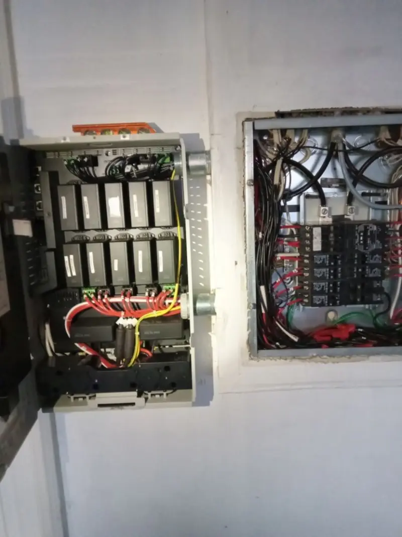 Electrical panel upgrade completed for Security Camera Wiring in Helena Valley Southeast